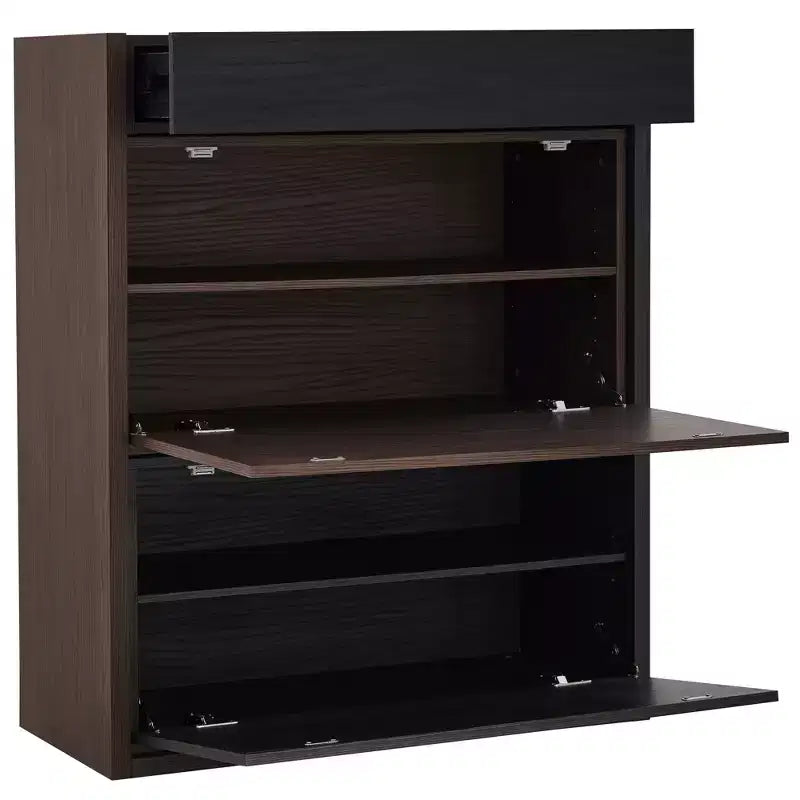 Armoire à chaussures extensible, armoire à chaussures rotative avec tiroir, armoire de rangement multifonctionnelle pour le salon