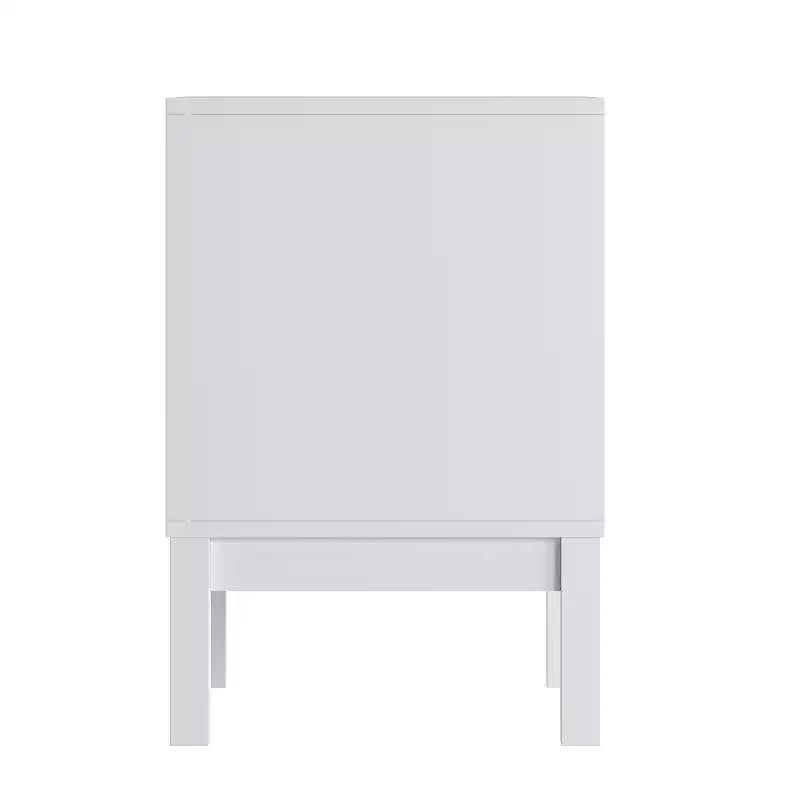 Table de chevet double tiroir pour enfants avec cadre en bois massif, table d'appoint pour chambre d'enfant