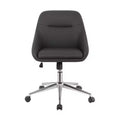 Simple Relax Leatherette Upholstered Office Chair with 5 Casters
