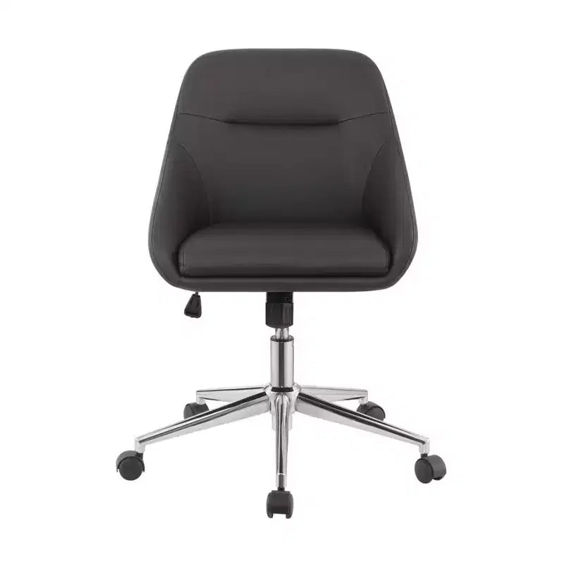 Simple Relax Leatherette Upholstered Office Chair with 5 Casters