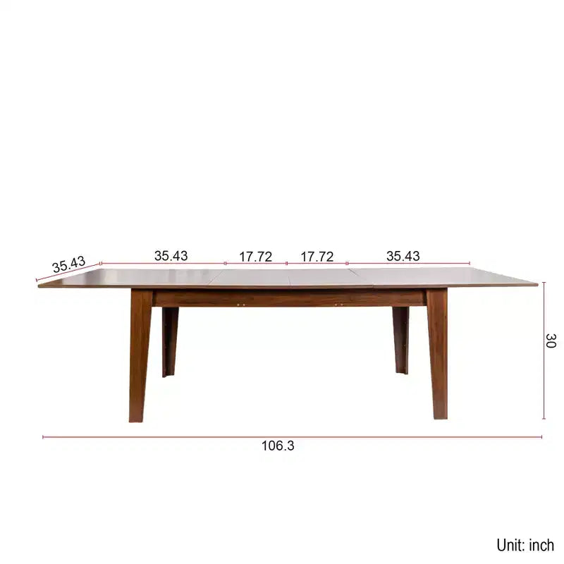 Grande table à manger extensible, Table de cuisine en MDF