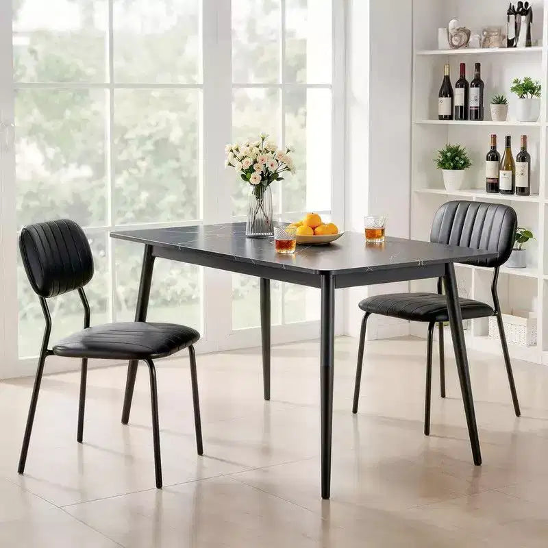 Chaise empilable rembourrée (lot de 2)