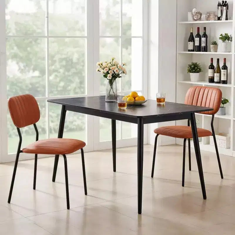Chaise empilable rembourrée (lot de 2)