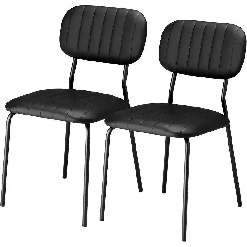 Karl Home Upholstered Stackable Chair (Set Of 2)
