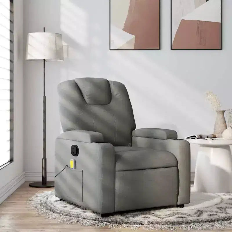 Fauteuil inclinable 100 % polyester, métal, contreplaqué, individuel
