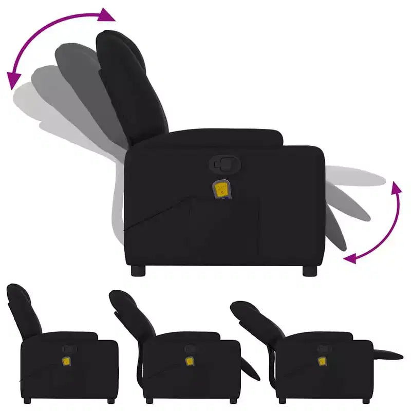 Fauteuil inclinable 100 % polyester, métal, contreplaqué, individuel