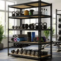 Étagère de garage robuste à 5 niveaux de 48 pouces de large, unité de rangement réglable en acier au carbone de 72 h x 48 l x 24 p, capacité de 3000 lb