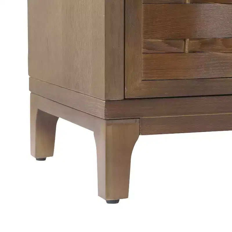 Christopher Knight Home Gree Buffet 4 portes tissé 3D de 150 cm de style milieu de siècle