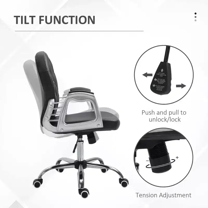 Chaise de bureau en velours, chaise de bureau capitonnée avec accoudoirs rembourrés, hauteur réglable et roulettes pivotantes