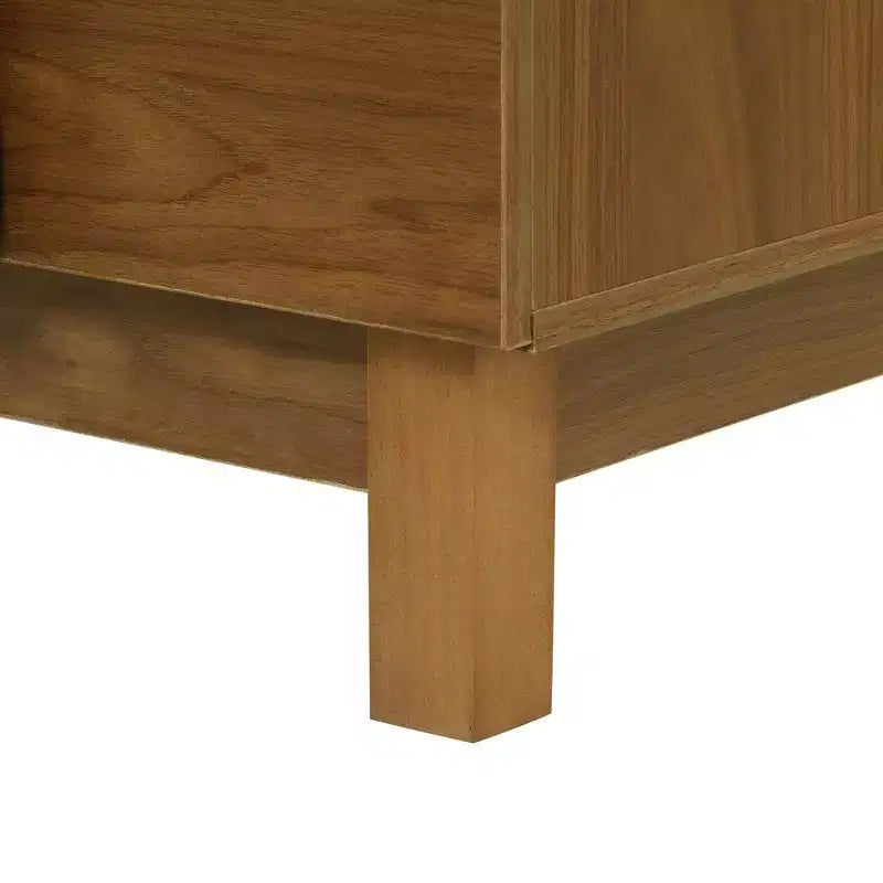 Commode géométrique moderne à 6 tiroirs, buffet de rangement large à demi-cercle pour chambre et salon
