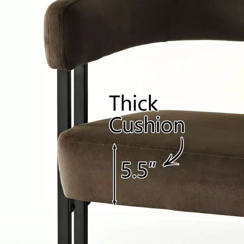 Banc moderne de 124 cm avec dossier et accoudoirs, banc de salle à manger élégant, causeuse avec cadre en métal, siège d'appoint pour salon