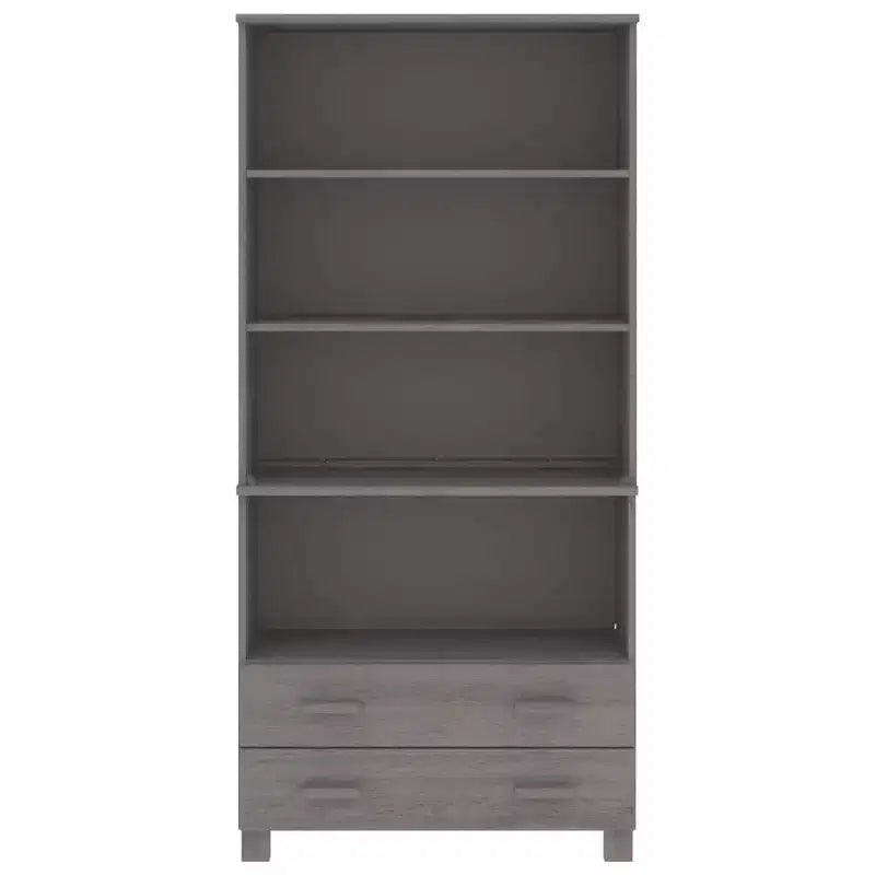 Highboard Lot de 2 Miel Pin massif Grand Highboard