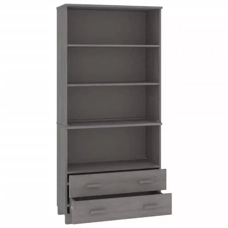 Highboard Lot de 2 Miel Pin massif Grand Highboard