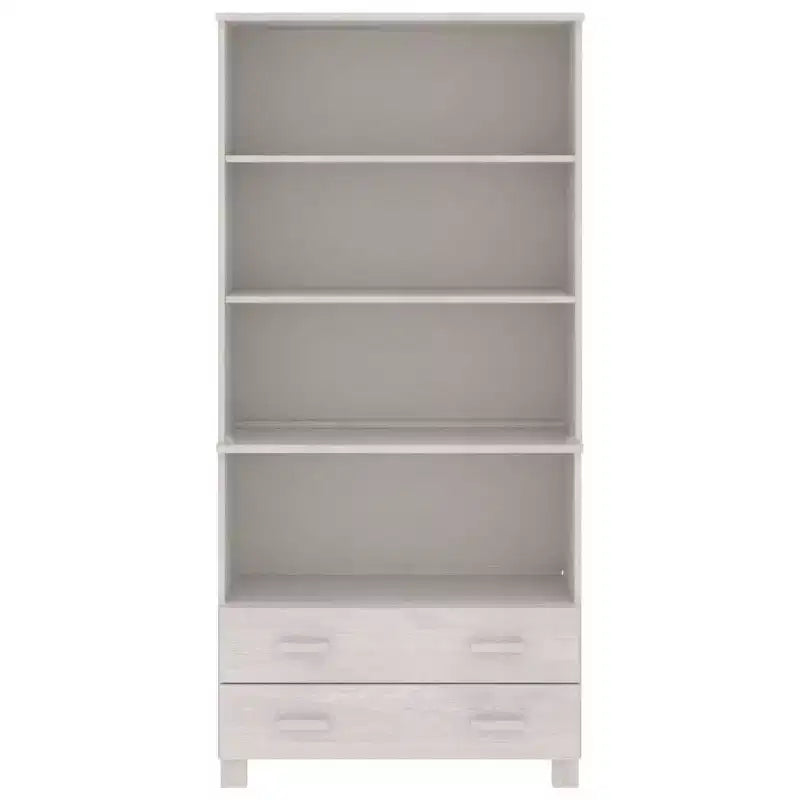 Highboard Lot de 2 Miel Pin massif Grand Highboard