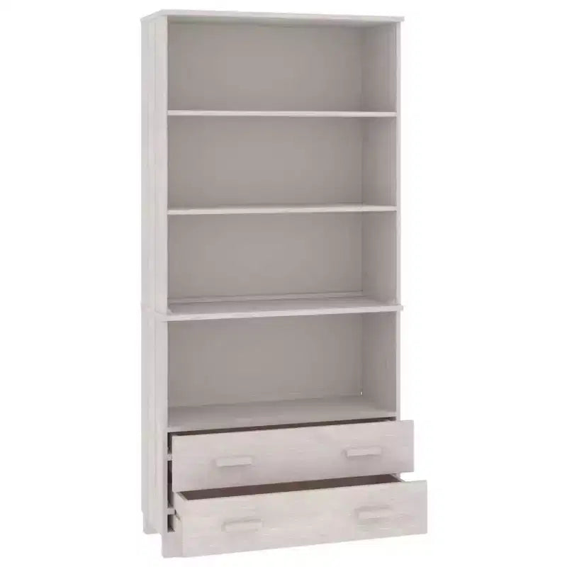 Highboard Lot de 2 Miel Pin massif Grand Highboard