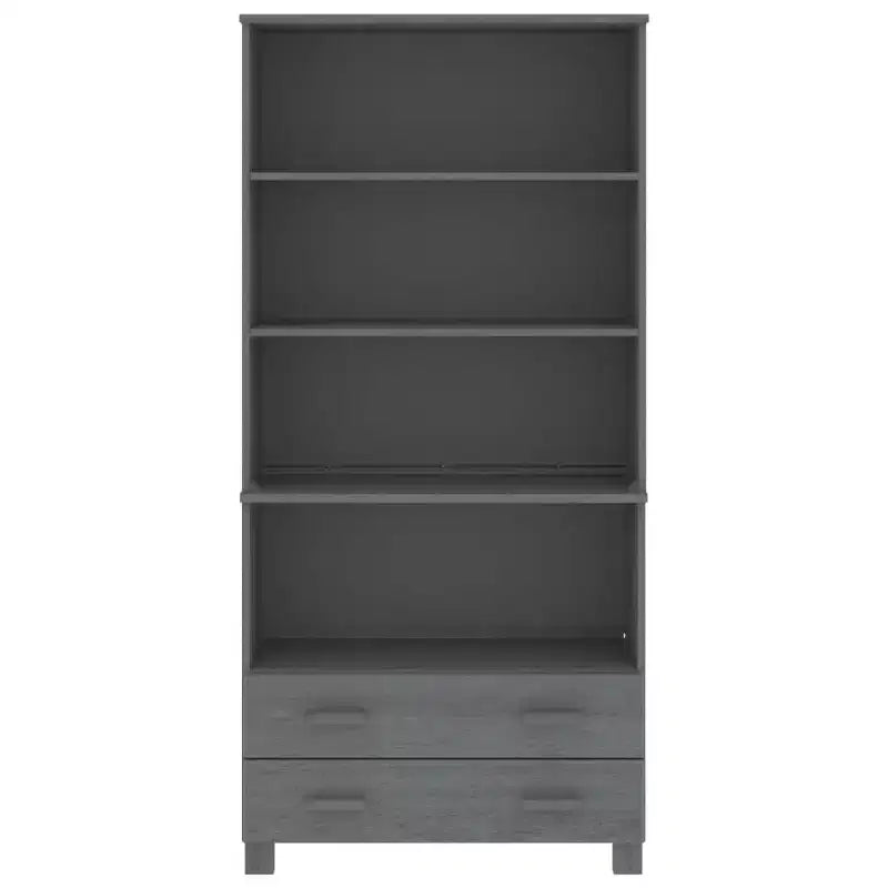 Highboard Lot de 2 Miel Pin massif Grand Highboard