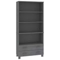vidaXL Highboard Set of 2 Honey Solid pine wood Large Highboard