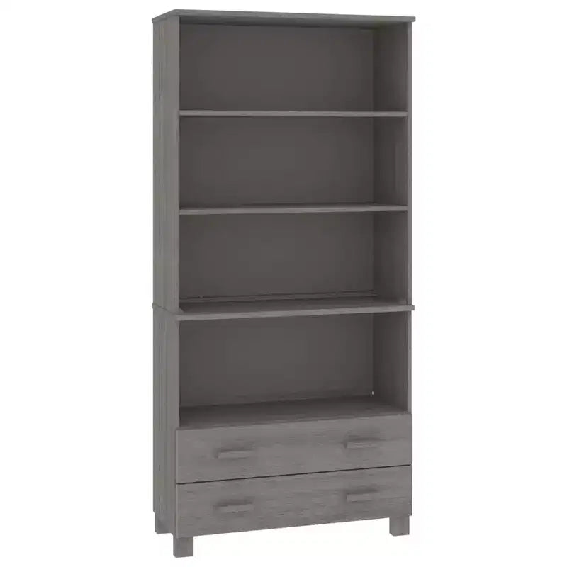 Highboard Lot de 2 Miel Pin massif Grand Highboard