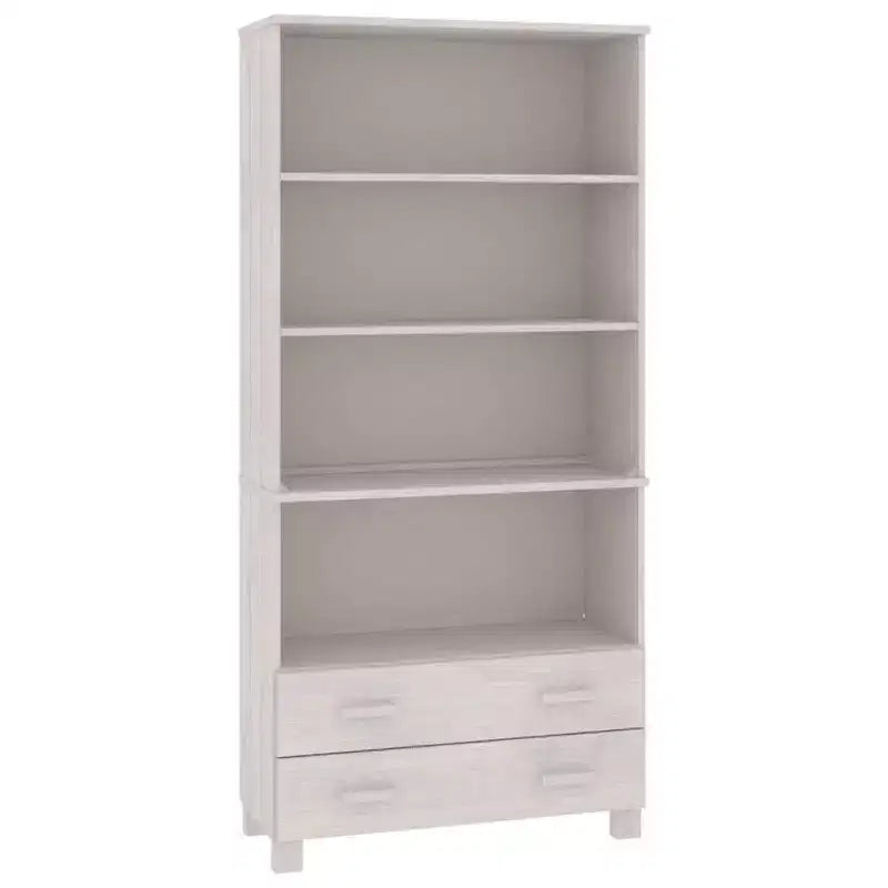 Highboard Lot de 2 Miel Pin massif Grand Highboard