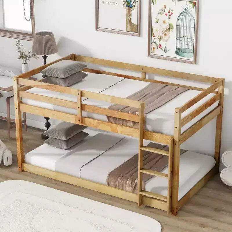 MAYEERTY Twin Bed Frame Under-Bed Storage Kid-Friendly Heavy-Duty Metal