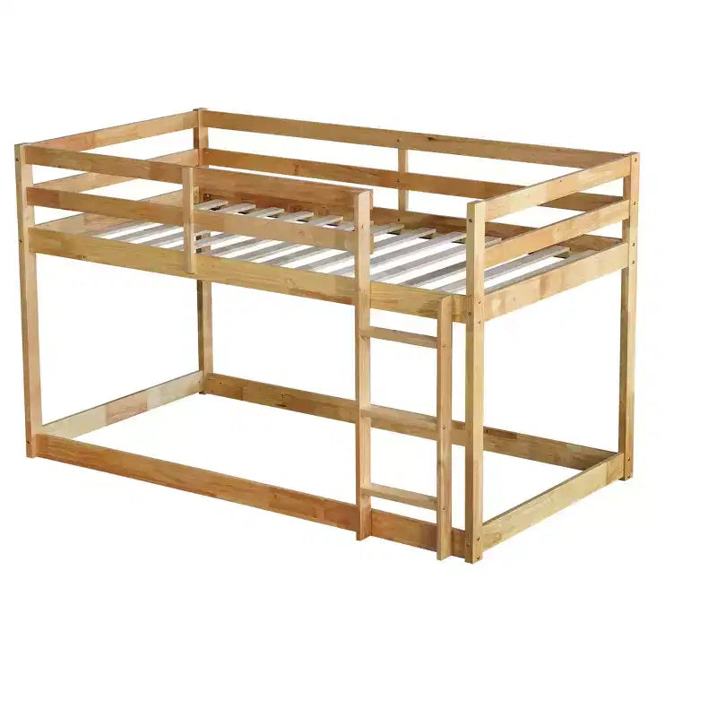 Cadre de lit simple avec rangement sous le lit, adapté aux enfants, en métal robuste