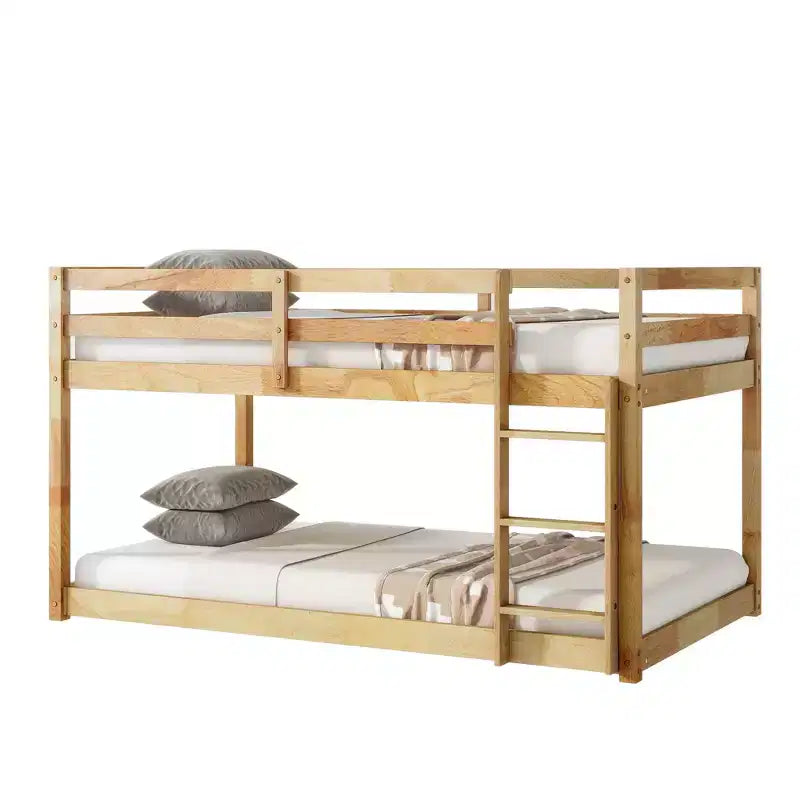 Cadre de lit simple avec rangement sous le lit, adapté aux enfants, en métal robuste