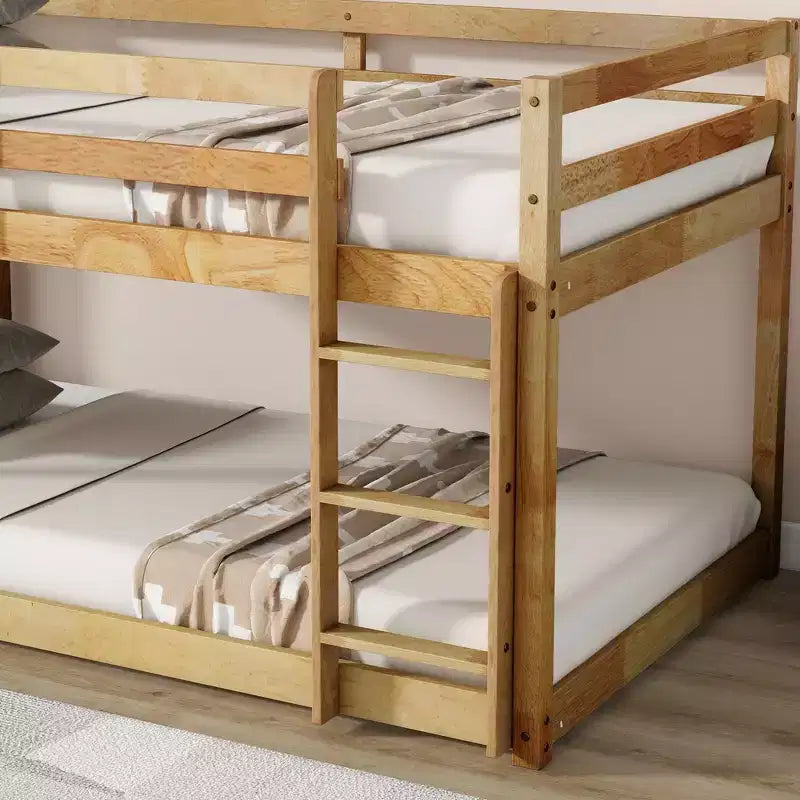 Cadre de lit simple avec rangement sous le lit, adapté aux enfants, en métal robuste